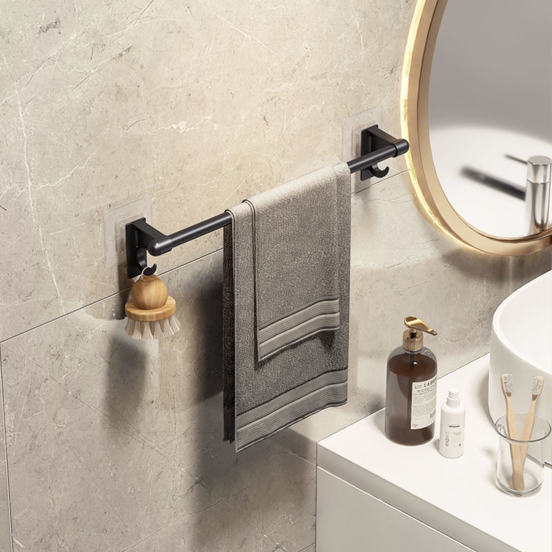 Giá Treo Khăn Gắn Tường Không Cần Khoan Tiện Dụng Cho Nhà Bếp / Nhà Tắm