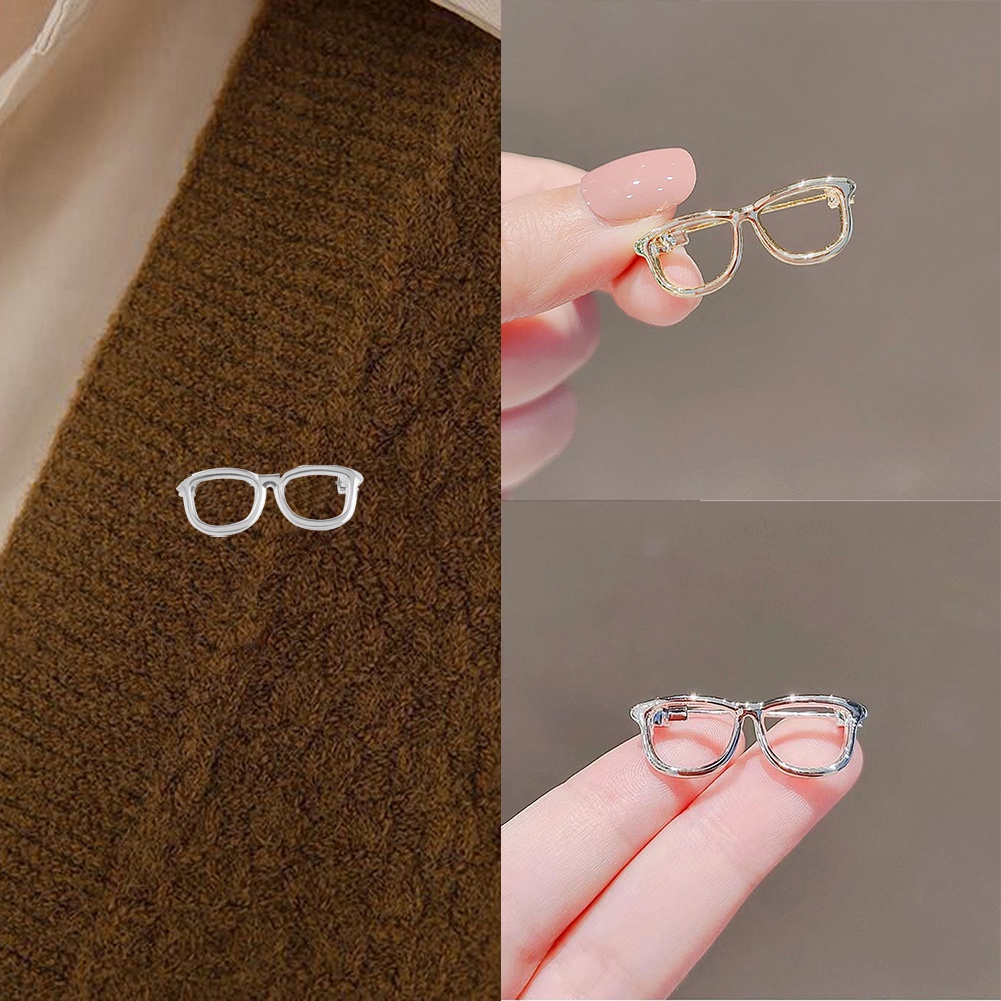 Ghim Cài Áo Hình Mắt Kính Dễ Thương