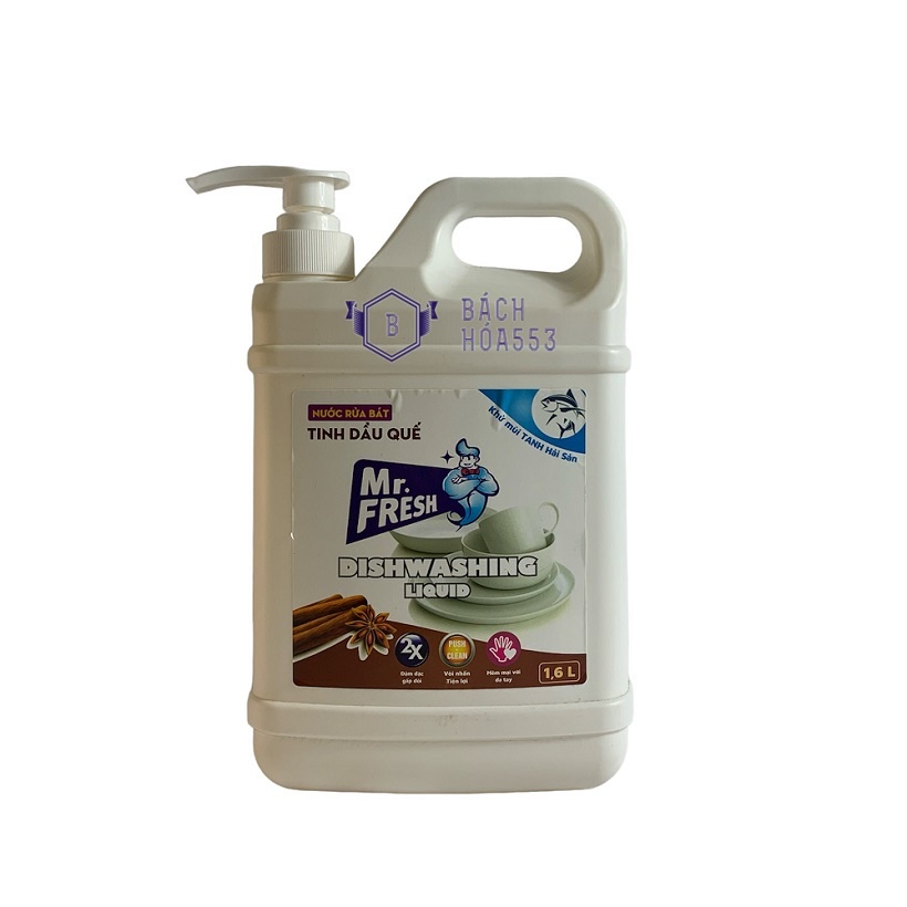 Nước rửa chén đậm đặc Mr.Fresh Hando 1.6L