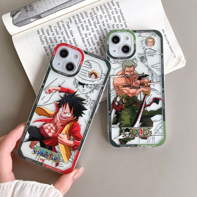 Ốp Điện Thoại TPU Mềm Hình Luffy Zoro ACE Cho Samsung Galaxy S10 S20 S21 S22 Plus Ultra S20FE S21FE Note 10 Plus Lite FE