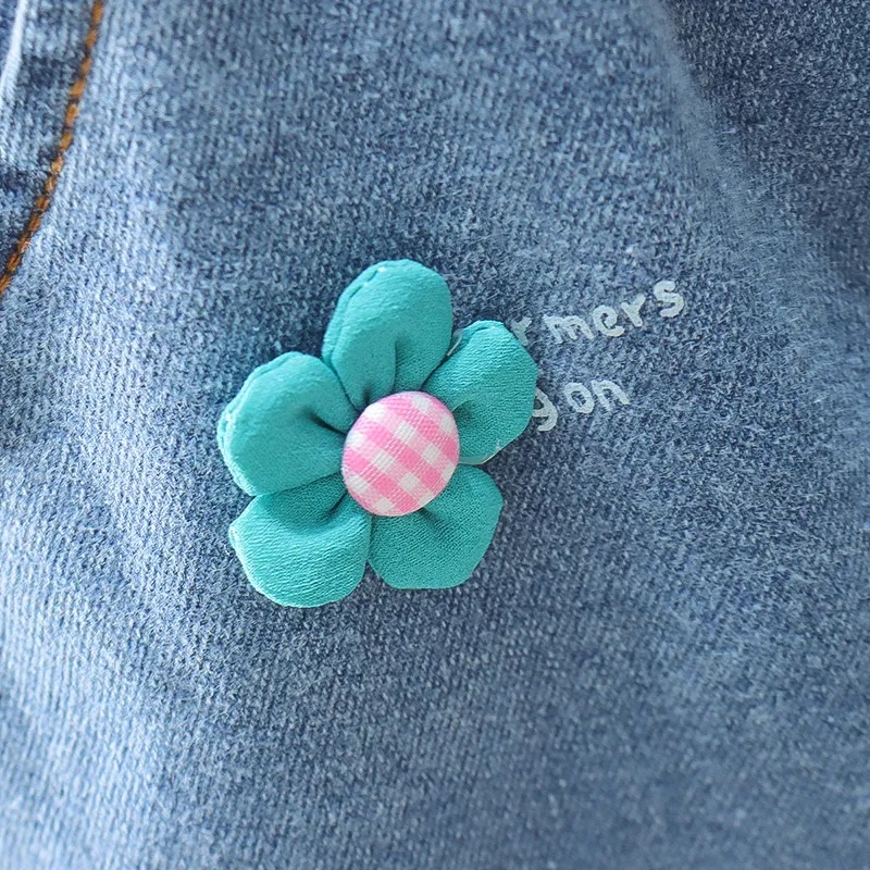 Thắt Lưng Da Co Giãn Đính Hoa Nhỏ Xinh Xắn Phong Cách Hàn Quốc Cho Bé Gái 0-4 Tuổi