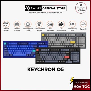 Keychron Q5 - Bàn phím cơ custom QMK - Hàng chính hãng bảo hành 12 tháng