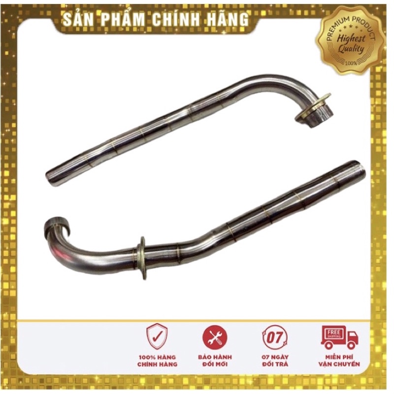 Cổ pô wave 2017 2021 inox size 27mm