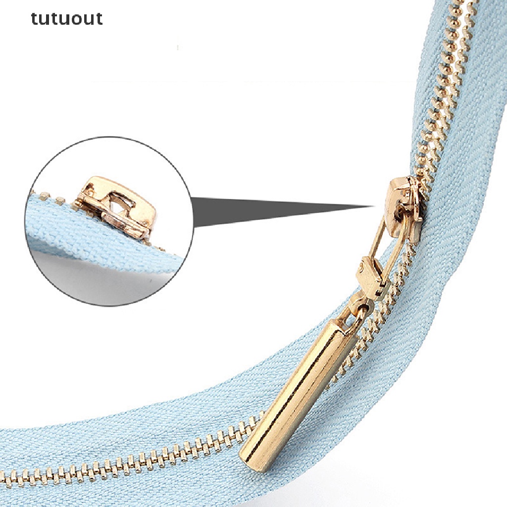 Bộ 4 Dụng Cụ Kéo Khóa Zip Bằng Kim Loại Có Thể Tháo Rời Tiện Dụng DIY