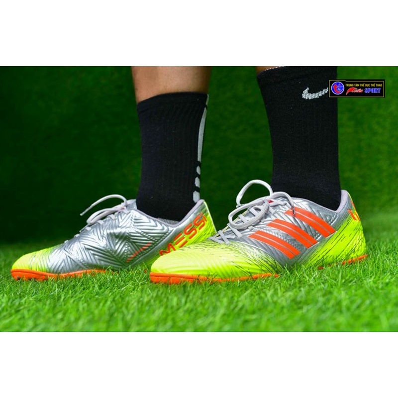 Giày bóng đá XFASTER NEMEZIZ - xanh xám cam ( size 38 - 44 )