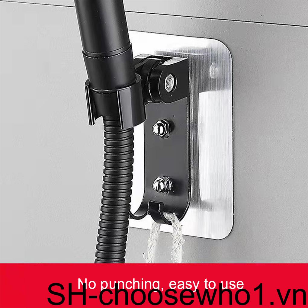 Giá Đỡ Vòi Hoa Sen Cầm Tay Không Đục Lỗ Màu Đen Tùy Chỉnh Siêu Bền Tiện Dụng DIY