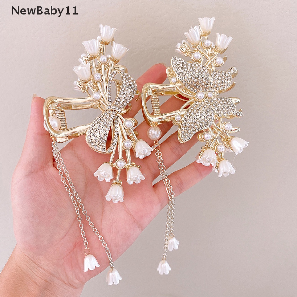 Kẹp Tóc Hình Cá Mập Đính Ngọc Trai Giả Thời Trang Cho Nữ