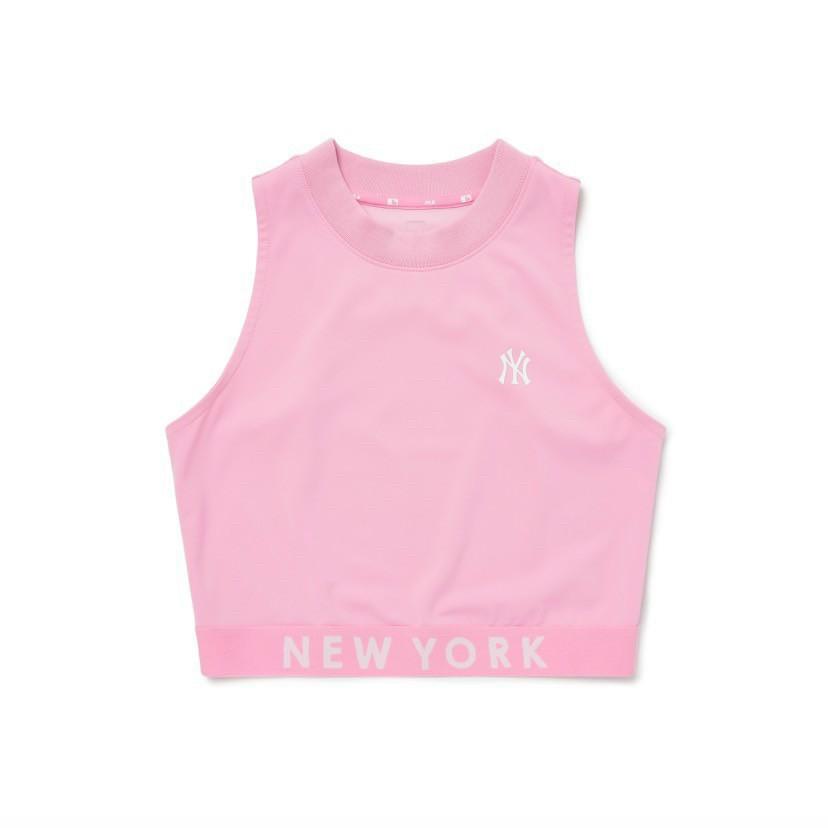 Áo Tập Thể Thao Kèm Mút Ngực Co Giãn In Logo N Y Dn.Storevnxk