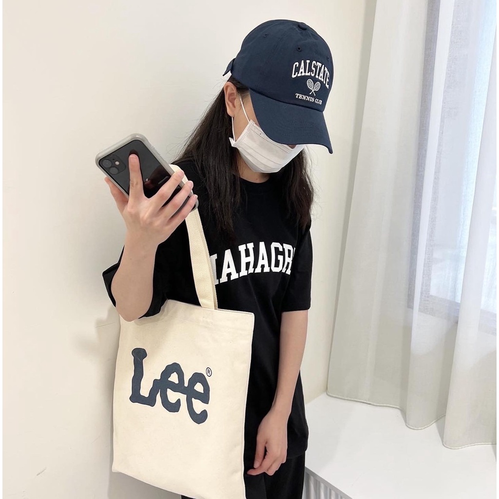 Túi tote Lee canvas order chính hãng Hàn Quốc