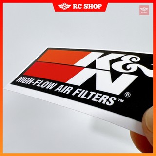 Tem LOGO KN Dán Xe Siêu Ngầu [7cm x 3cm]