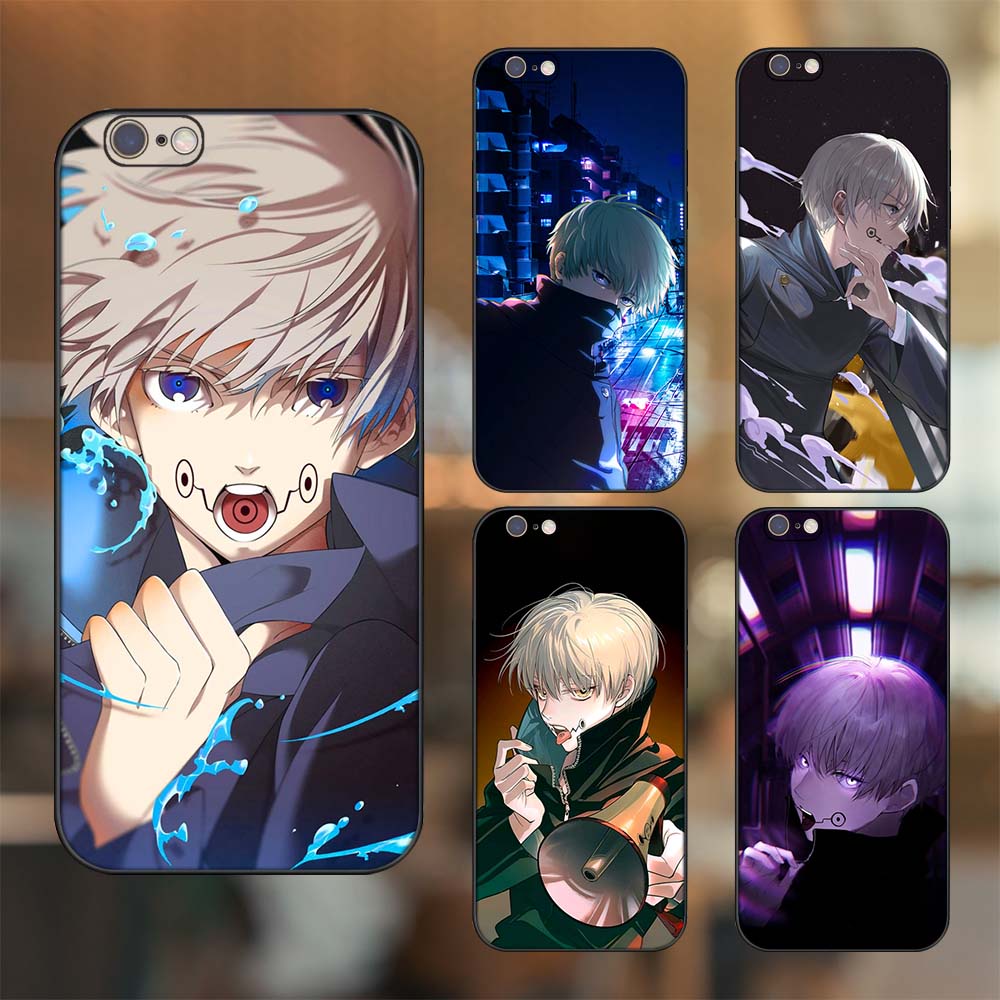 Ốp lưng iPhone 6, 6s dẻo đen cạnh vuông in hình Inumaki Toge Jujutsu Kaisen Chú Thuật Hồi Chiến