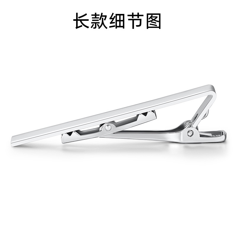 Kẹp Cà Vạt Màu Vàng / Bạc Đơn Giản Thời Trang Cho Nam