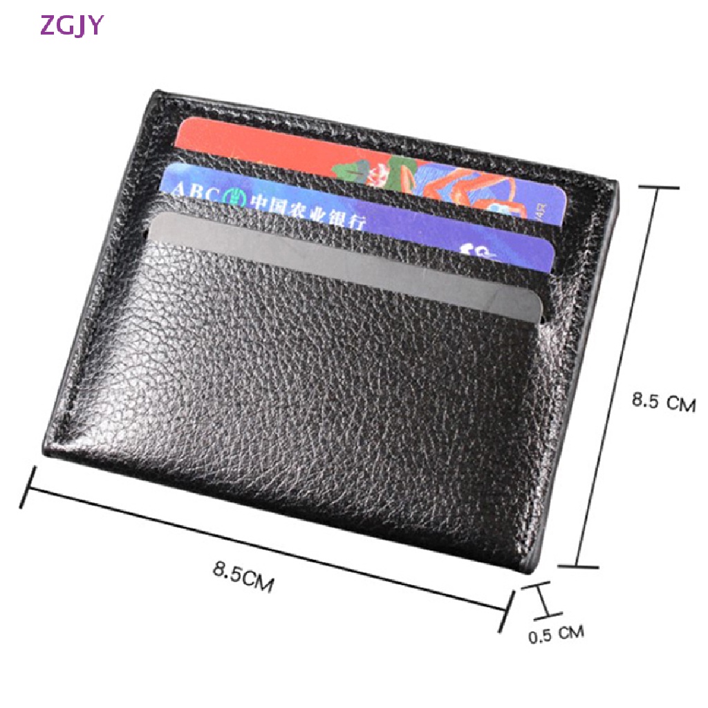 1 Ví Da Pu Đựng Thẻ Tín Dụng / Danh Thiếp Đa Năng Mới