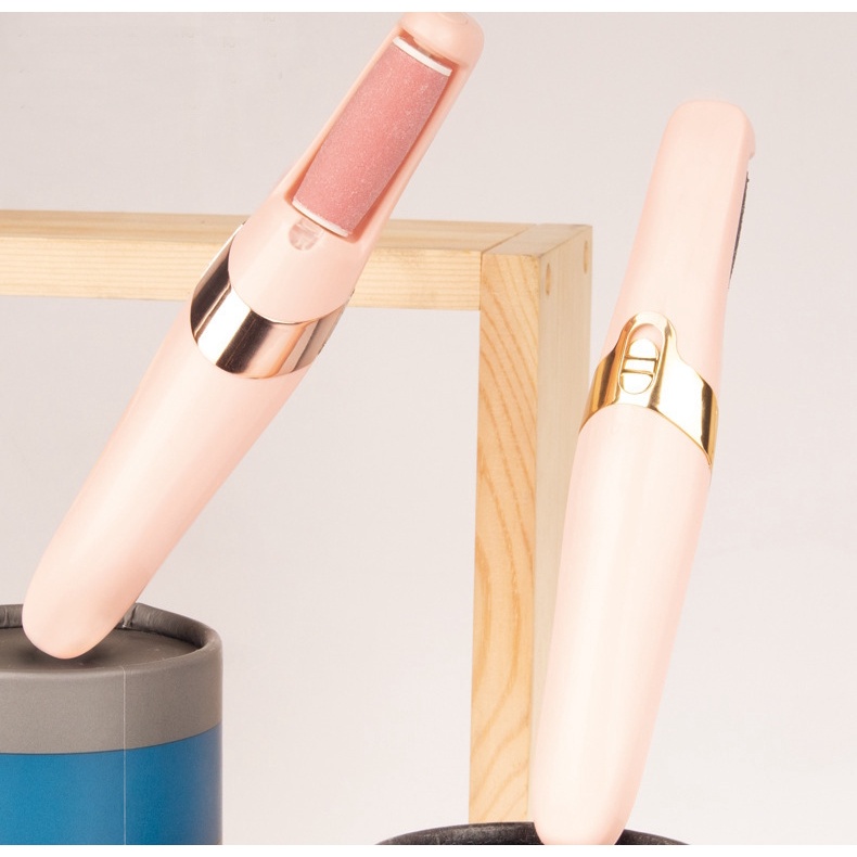 Máy Chà Gót Chân Tẩy Tế Bào Chết Cho Tiệm Nail Cá Nhân Tại Nhà Sạc Pin Tích Điện 2 Đầu Mài