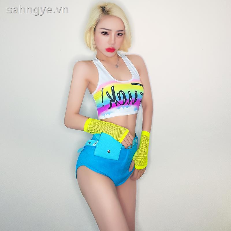 Bộ Trang Phục dj Club gogo B Quần Short Quyến Rũ Cho Nữ
