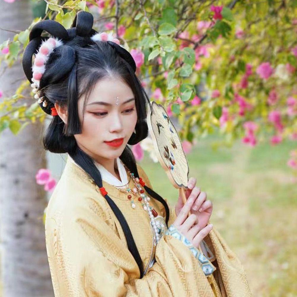 Phụ Kiện Tóc Giả Mềm Tự Nhiên Dùng Hóa Trang Hán Phục