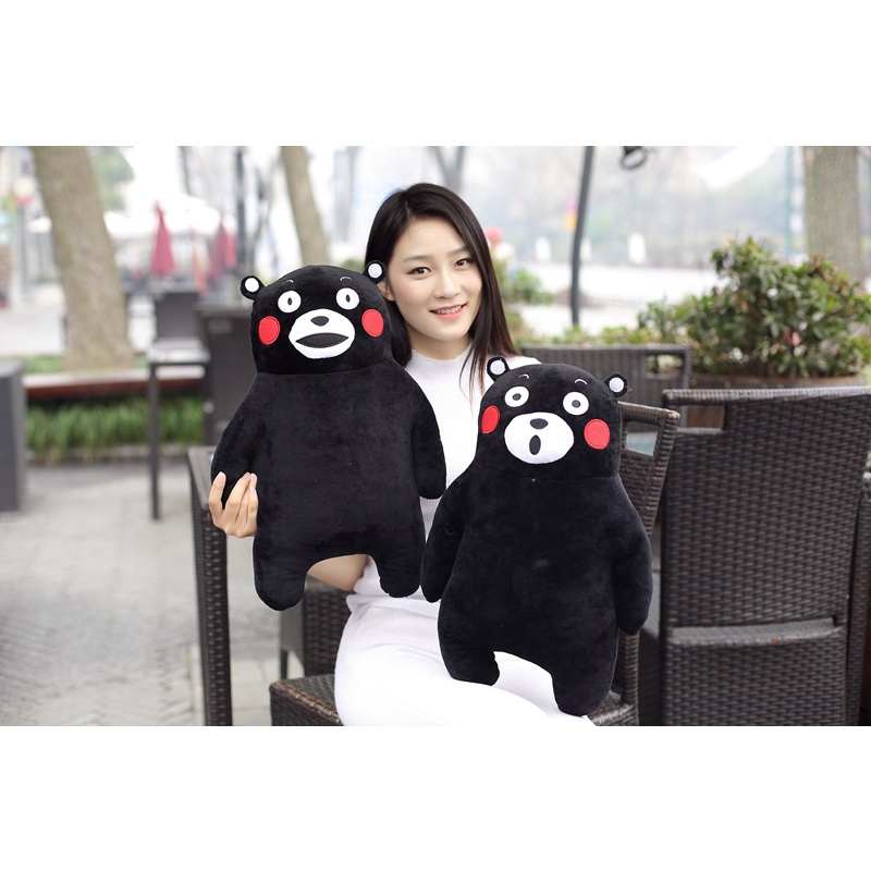 Wholesale Japanese kumamoto Kumamoto County Kumamon pillow doll plush toy girl's gift VOYJ