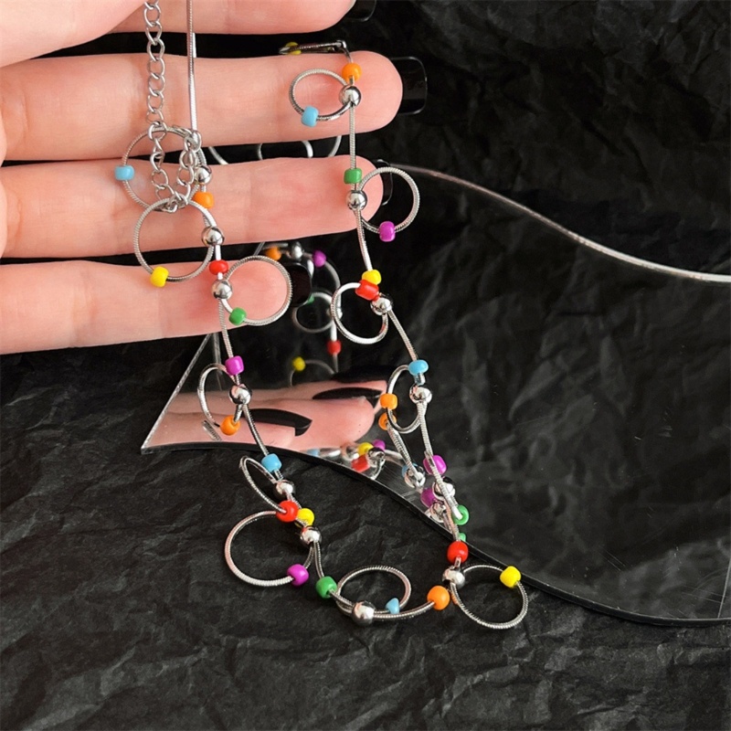 Vòng cổ Mặt Tròn Bằng Thép Titan Phong Cách Ngọt Ngào