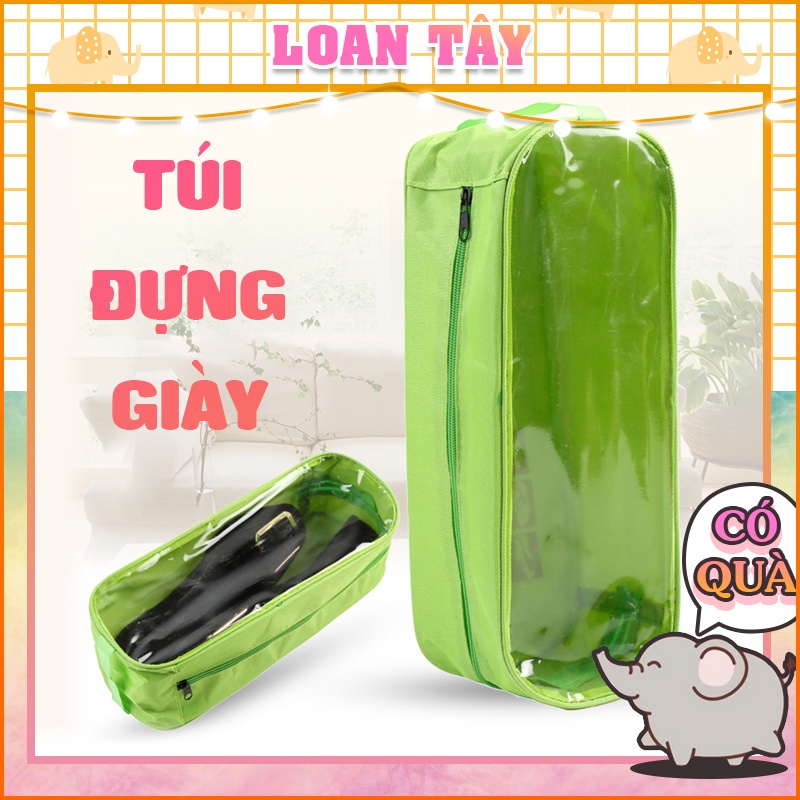 Túi Để Giày Chống Nước Mặt Trong Suốt Chất Đẹp L2028