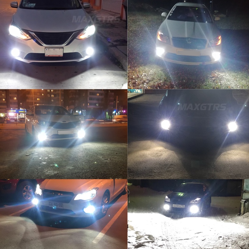 Đèn pha LED sương mù MAXGTRS H8 H11 9005 9006 H16 EU HB3 HB4 3020 cao cấp cho ô tô