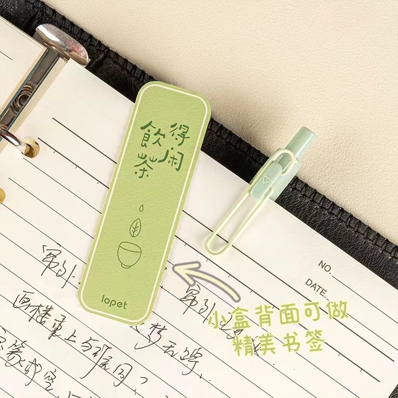 Set 4 Bút Mực Gel Ngòi Bút 0.5mm Màu Xanh Matcha Sáng Tạo