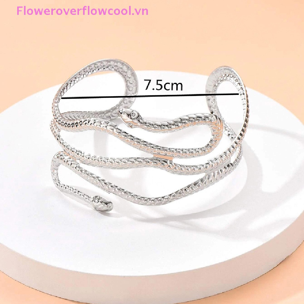 Vòng Đeo Cánh Tay Hình Rắn Mở Điều Chỉnh Được Thời Trang Cho Nữ