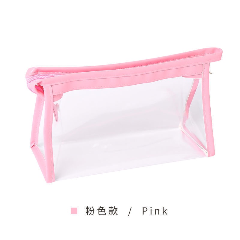 Túi Đựng Bút Trong Suốt Cỡ Lớn Có Khóa Kéo hộp đựng bút - túi đựng mỹ phẩm phong cách - HOKAMISTORE