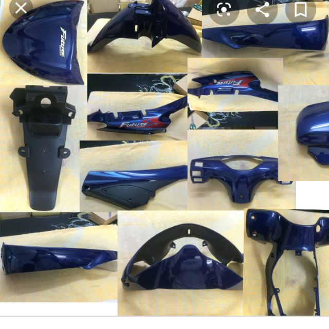 Full dàn áo cho xe Future II màu xanh tím Chính hãng Honda - VJC SÀI GÒN