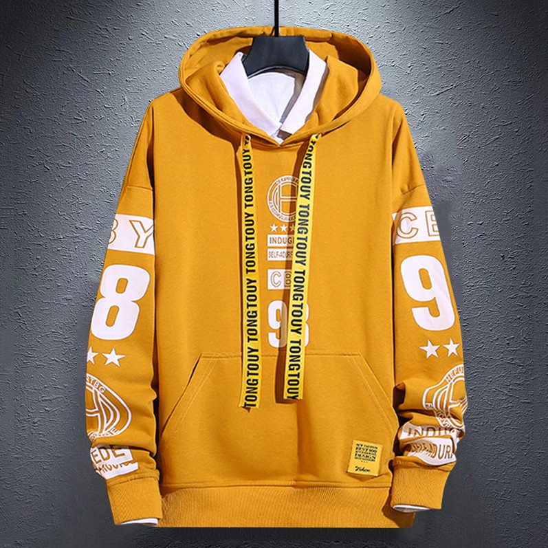 Bộ Đồ Nỉ Nam Áo Hoodies Phối Chữ Kết Hợp Quần Jogger Trẻ Trung sozo SET NAM 9000076