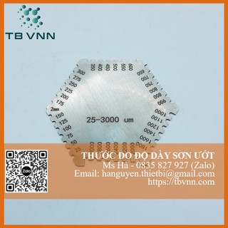 Thước đo độ dày sơn ướt