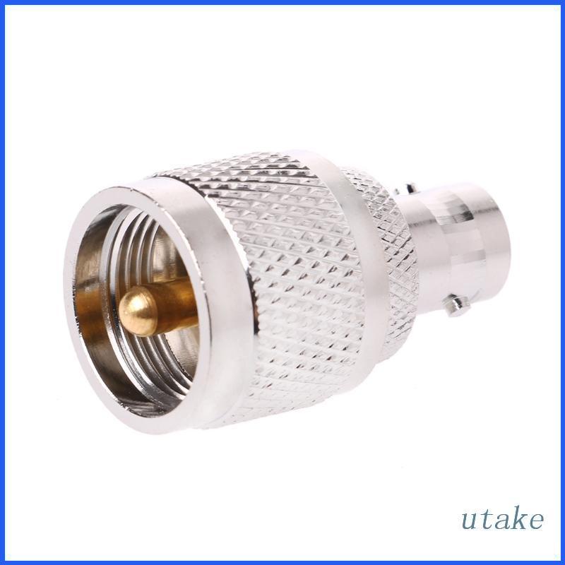 Đầu Nối Chuyển Đổi Giắc Cắm BNC-K Female Sang UHF-J PL-259 Male