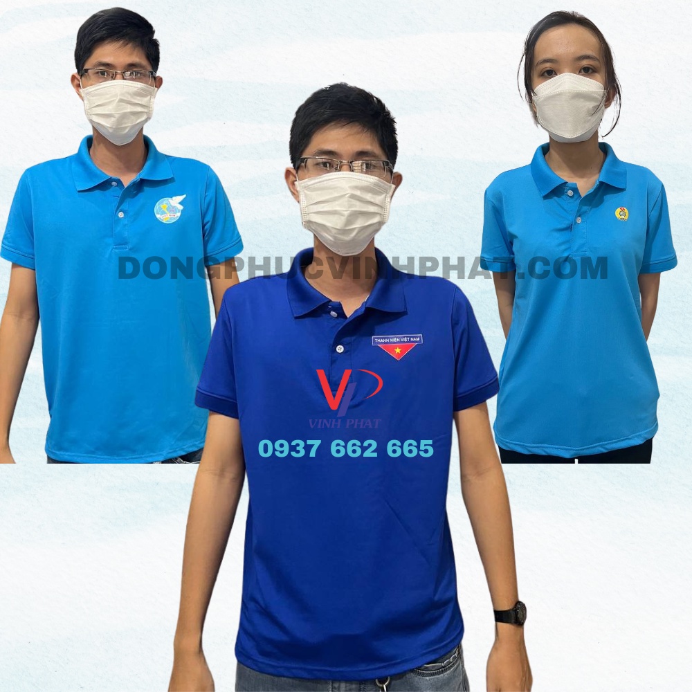 Áo Thun Đoàn Thanh Niên Logo In Đẹp Không Tróc - Vải Cá Sấu Cao Cấp Co Giãn 4 Chiều (Hình thật)