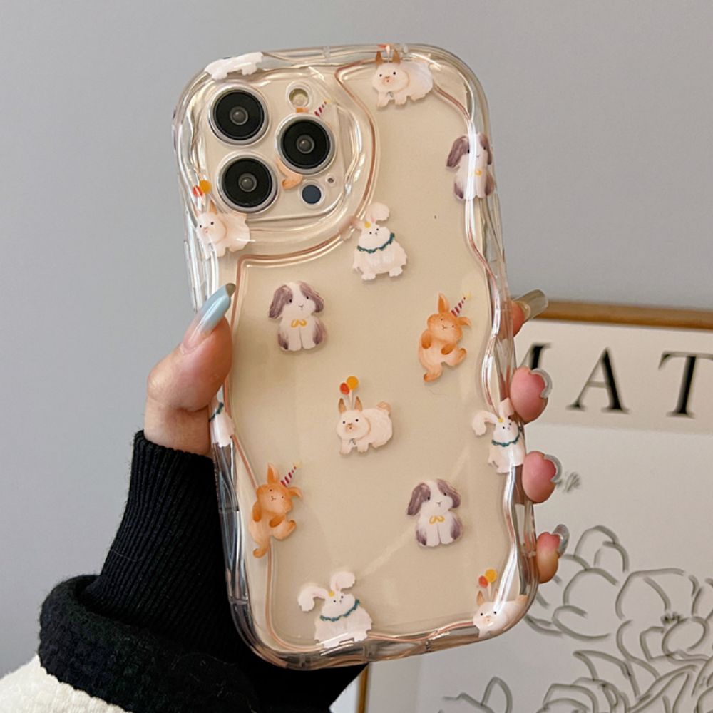 Ốp Điện Thoại TPU Mềm Chống Sốc Họa Tiết Tranh Sơn Dầu Hình Động Vật Dễ Thương Cho IPhone 11 12 13 14 Pro Max