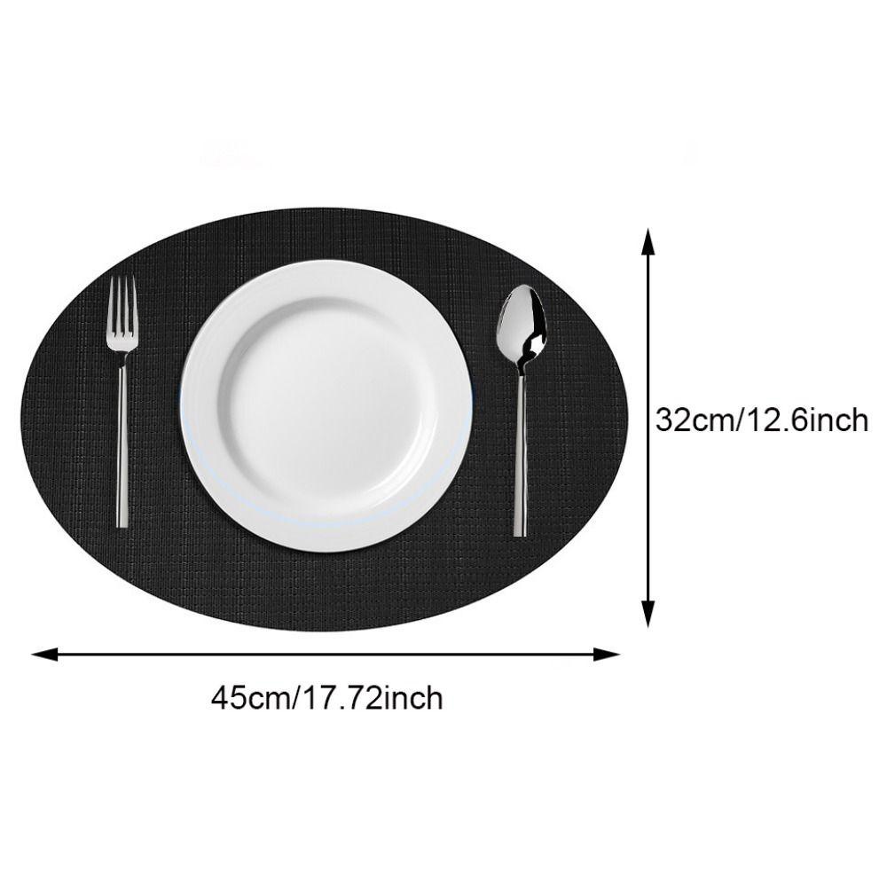 AARON1 1 Đế Lót Ly Cách Nhiệt Chống Trượt Đa Năng Hình Oval