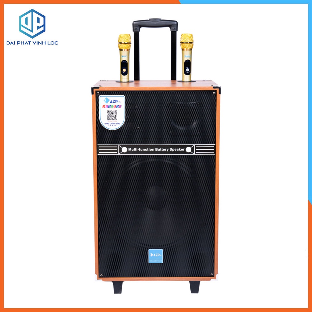 Loa Kéo Karaoke Công Suất Lớn 950W | Loa Kéo Giá Rẻ AZPro AZ-16A | Loa Kéo Bluetooth Đọc Được Usb Thẻ Nhớ Tay Kéo
