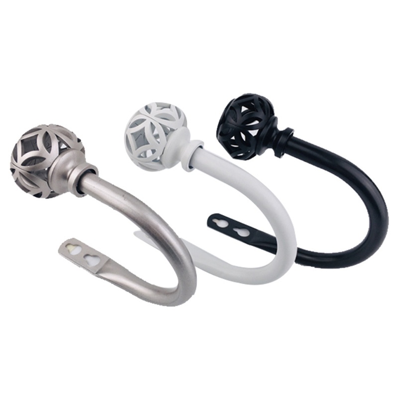 Set 2 Giá Đỡ Treo Rèm cửa sổ Kèm Ốc Vít Cố Định