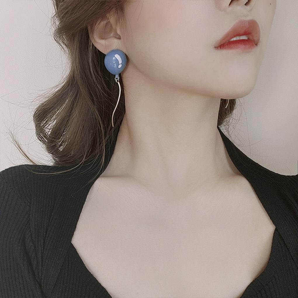 1 Đôi Bông Tai Hình Bong Bóng Dễ Thương Dành Cho Nữ