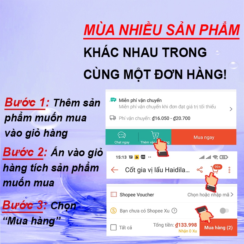 Gia vị lẩu Haidilao vị nấm