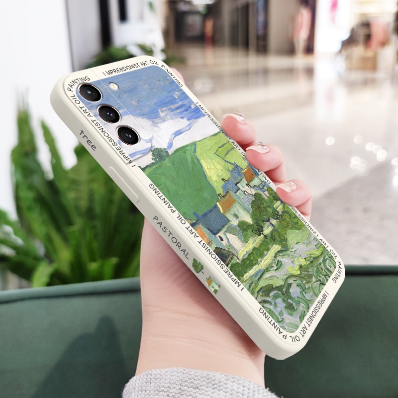 Ốp Điện Thoại Cảm Giác Chạm Thoải Mái Cho Samsung Galaxy S21 S20 FE Ultra Plus