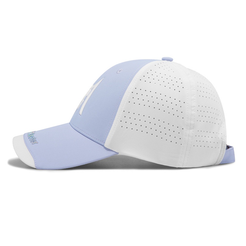 1 Mũ Lưỡi Trai Chống Nắng Thoáng Khí Thấm Hút Mồ Hôi Màu Xanh Nhạt