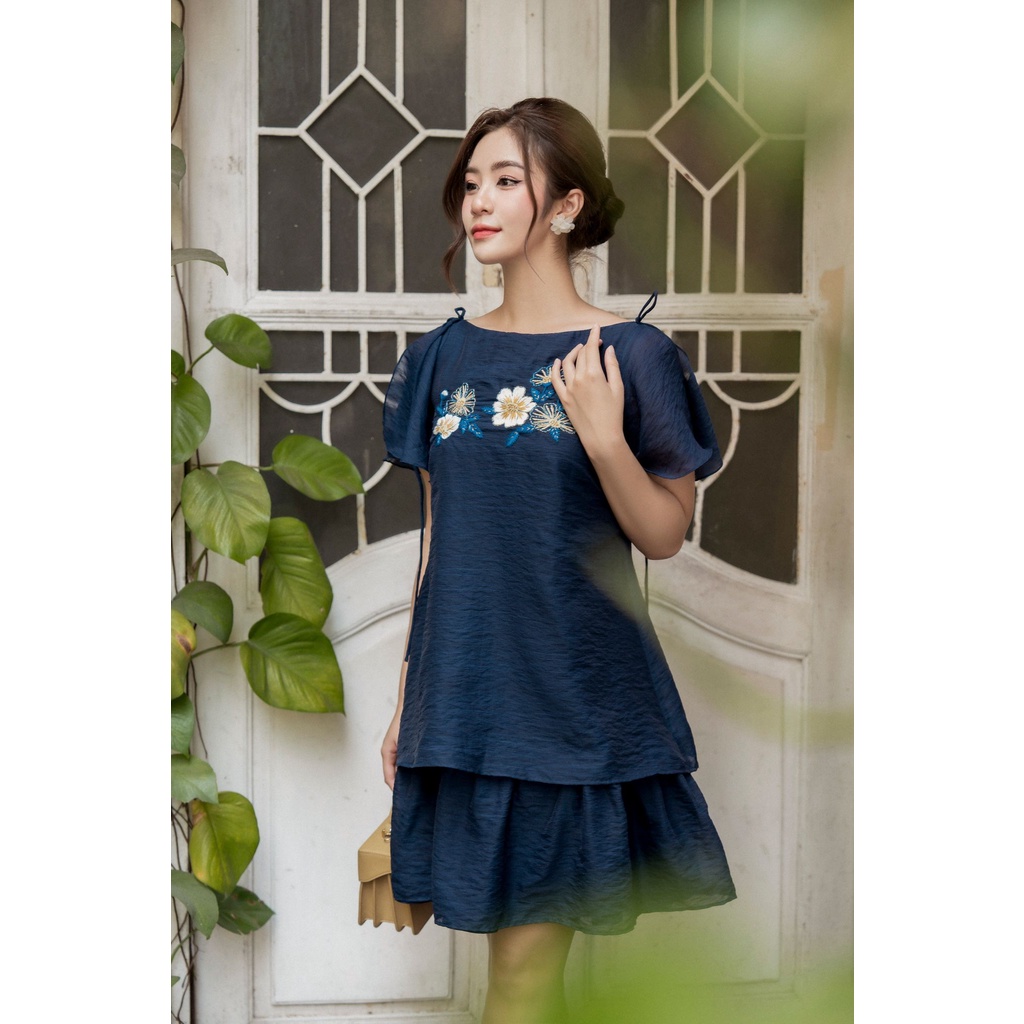 OLV - Đầm Azure Layering Embro