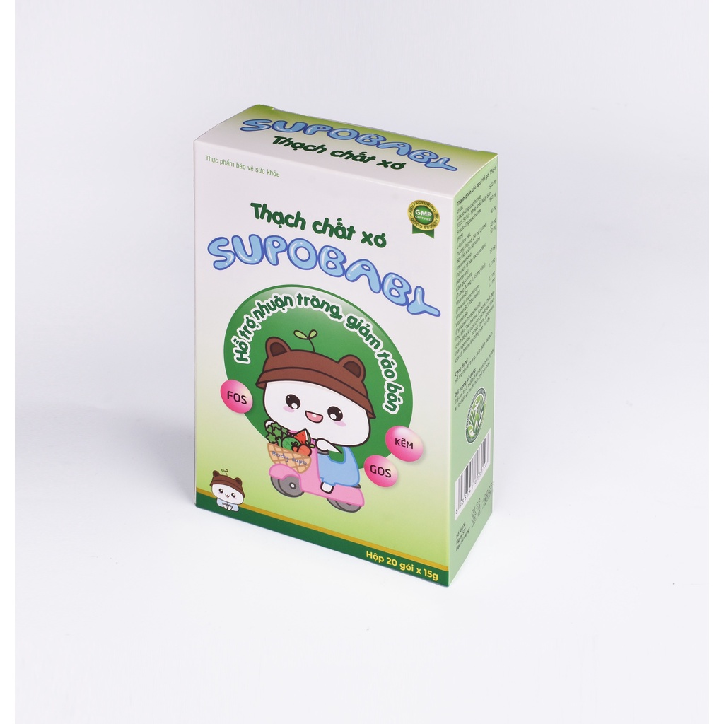 Combo 2 Hộp Thạch dinh dưỡng SUPOBABY giúp bé ăn ngon, tiêu hóa tốt, hỗ trợ nhuận tràng, phát triển chiều cao vượt trội