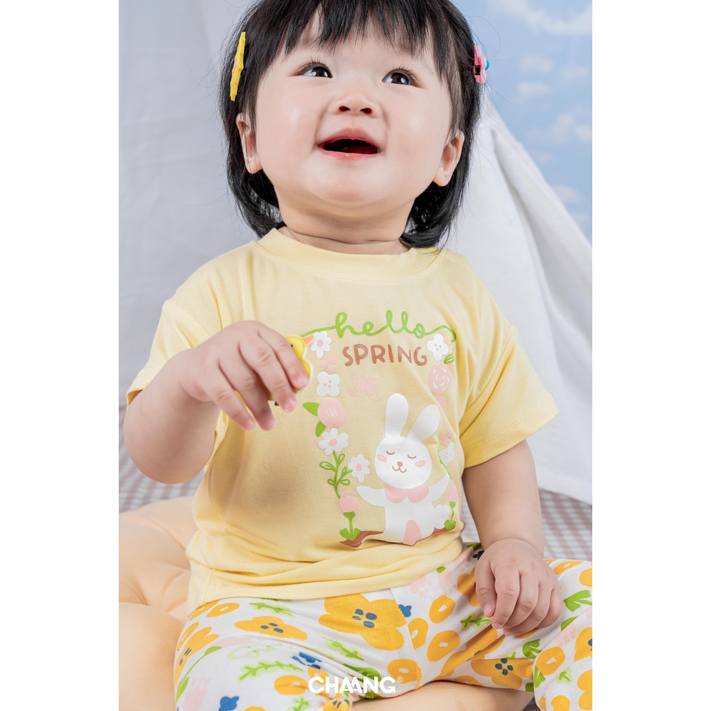 Chaang bộ cộc quần dài cho bé SS23D01