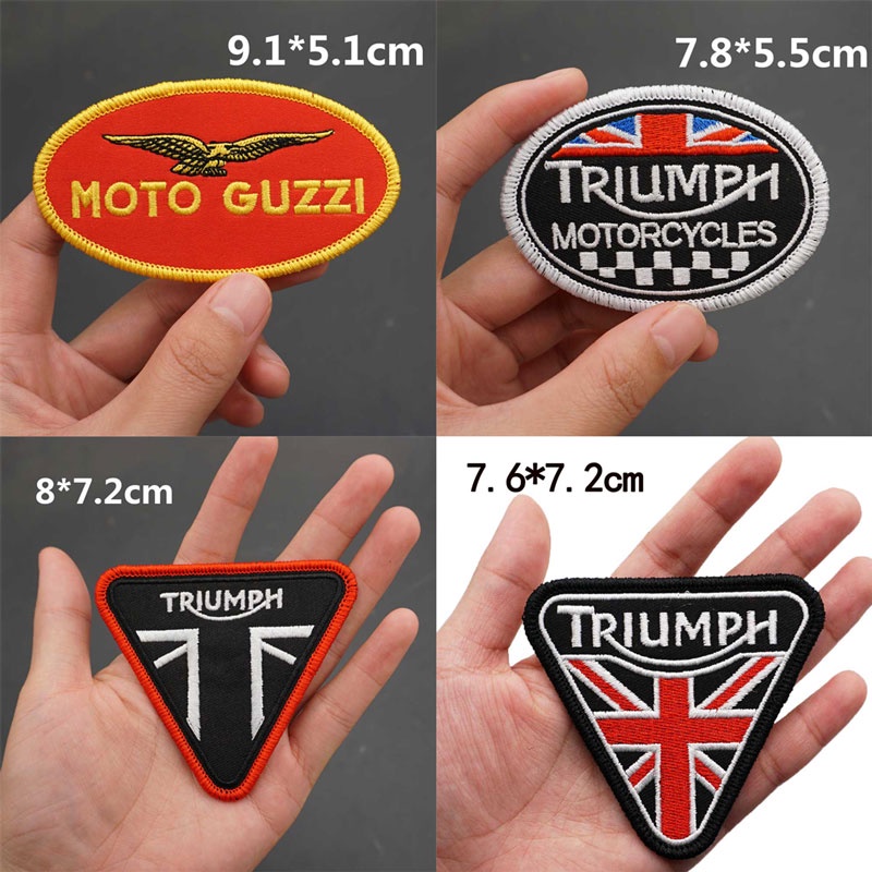 Miếng Dán Trang Trí Balo Thêu logo TRIUMPH