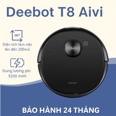 Robot Hút Bụi Lau Nhà thông minh chính hãng Deebot ecovacs t8 AIVI !