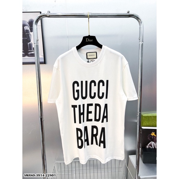 Áo Phông Nam Gucci Theda Bara Chữ To Chất Liệu Cotton Co Giãn 4 Chiều | BigBuy360 - bigbuy360.vn