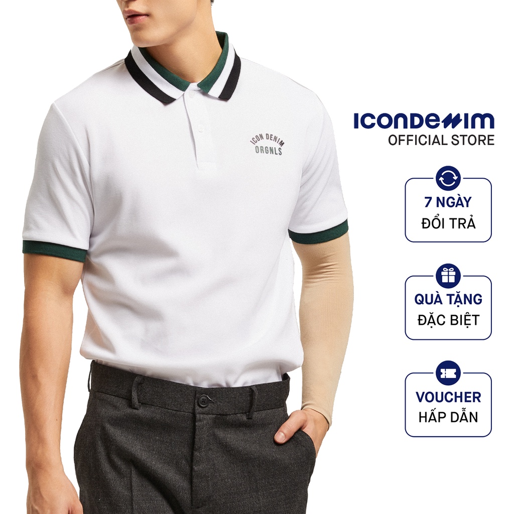 Áo Polo Nam Tay Ngắn ICONDENIM ORGNLS Slim Fit Thanh Lịch Trẻ Trung PLID0023