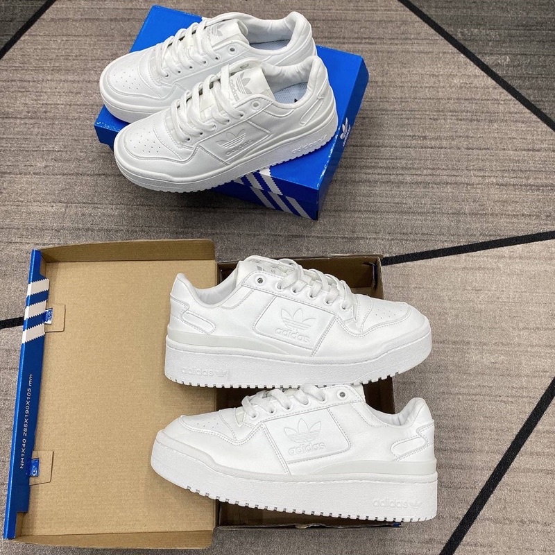 GIÀY THỂ THAO SNEAKER DAS FORUM TRẮNG FULL, DAS FORUM ĐỘN ĐẾ BẢN CAO CẤP NAM NỮ ẢNH THẬT