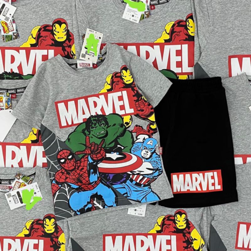 Bộ bé trai siêu nhân Marvel 14-40kg