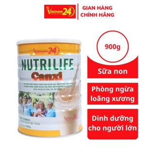 Sữa Canxi Nutrilife chính hãng 900g- VIETNAM24H - hòng ngừa loãng xương, phục hồi sức khỏe, tăng sức đề kháng